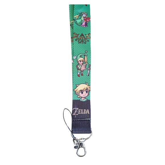Nintendo Switch The Legend of Zelda Link Green Fabric Lanyard One Size Unisex - Picture 4 of 6